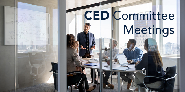 CED Committee Meetings