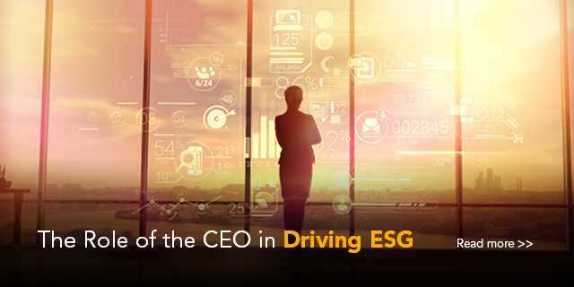 The Role of the CEO in Driving ESG