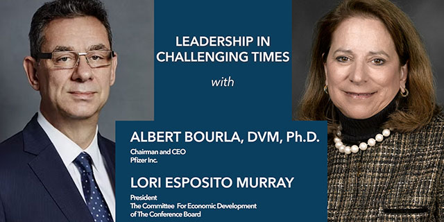 Leadership in Challenging Times: Dr. Albert Bourla, CEO of Pfizer