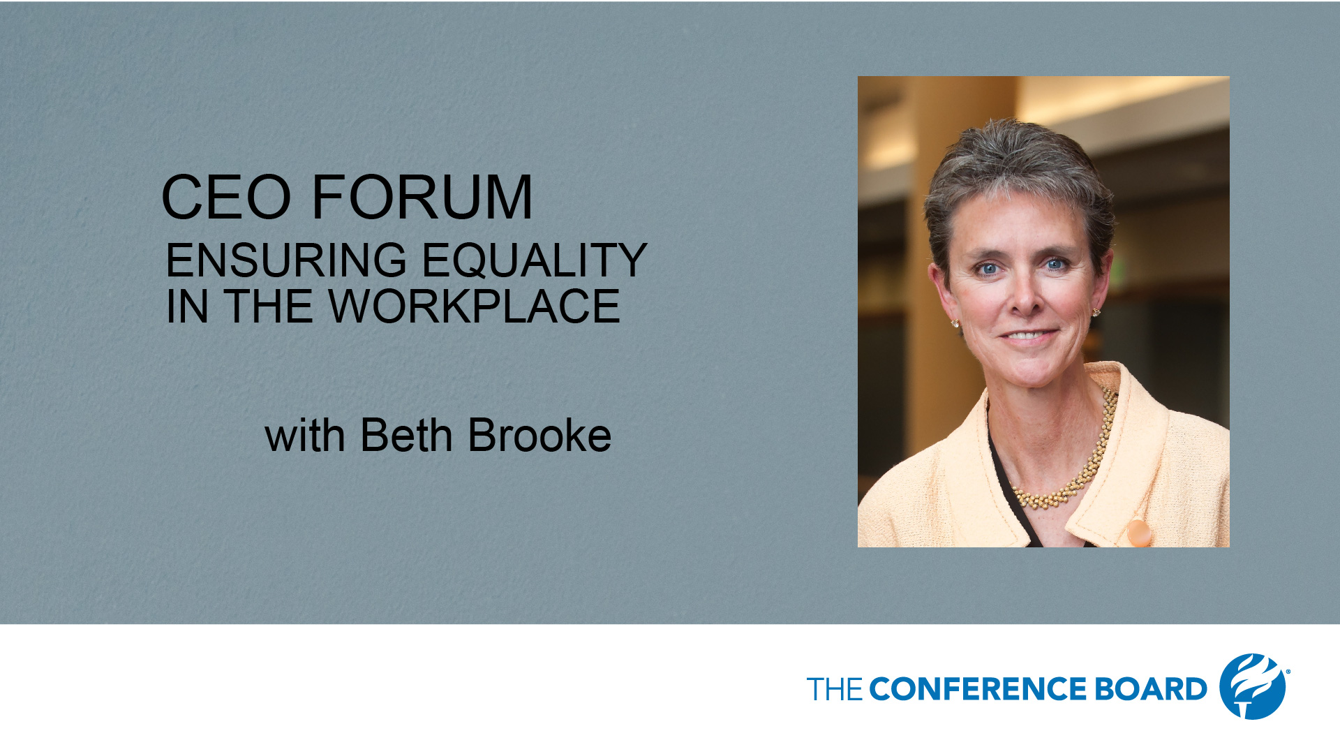 Former EY Global Vice Chair of Public Policy Beth Brooke Talks Opportunities for Inclusivity in the Workplace Post Pandemic