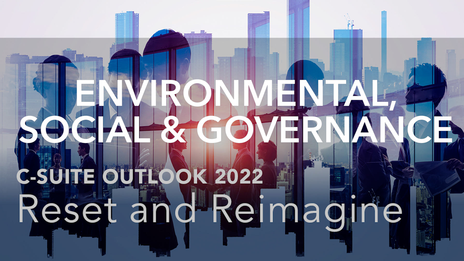 C-Suite Outlook 2022: Environmental, Social & Governance