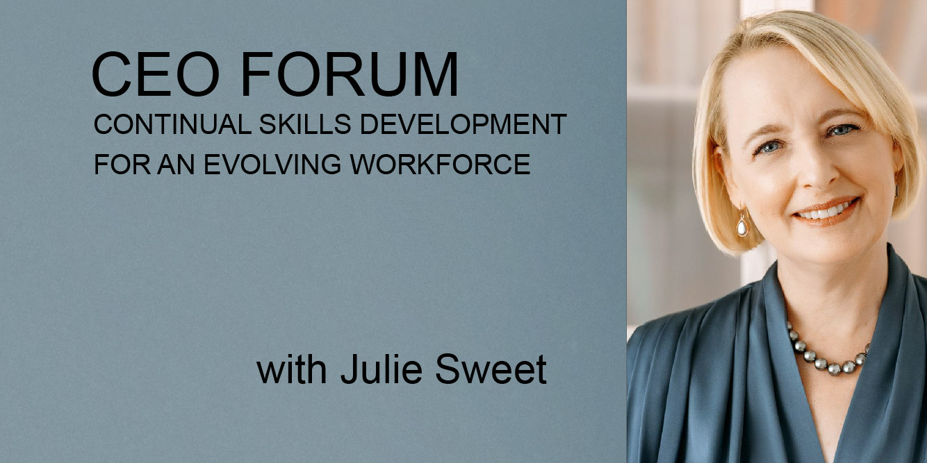 CEO Forum Building a More Civil and Just Society with Lori Murray and Julie Sweet